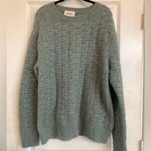 NWOT Nanushka Textured Knit Sweater Sage Green | Women’s Medium
